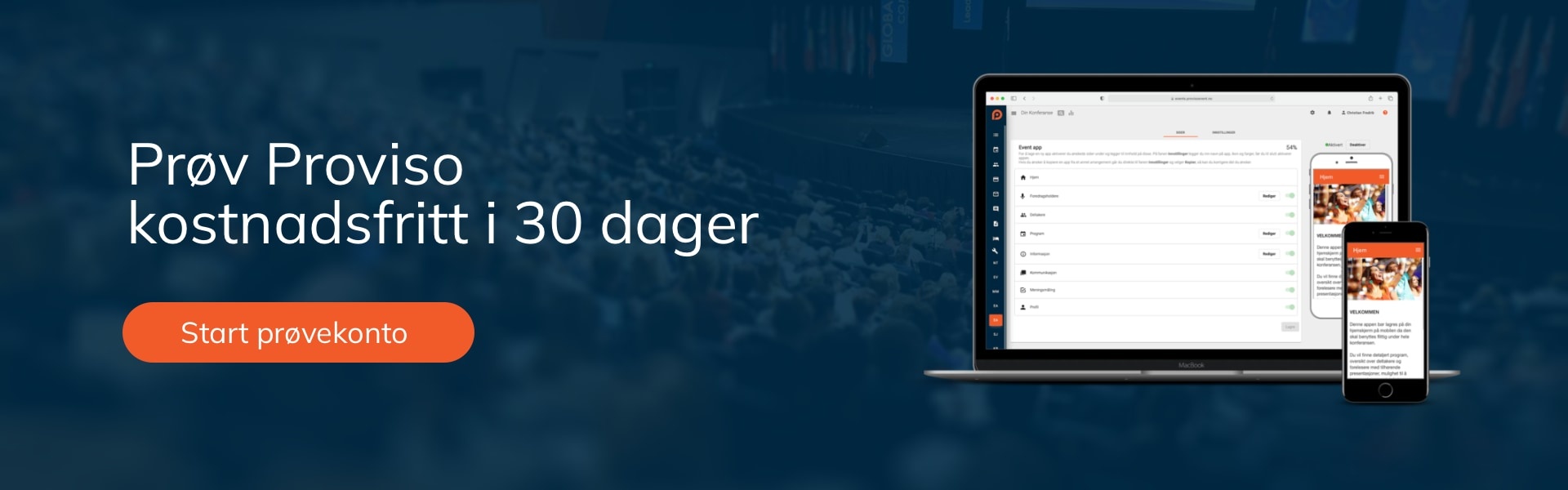 prøv proviso event